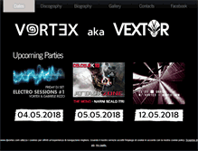 Tablet Screenshot of djvortex.com